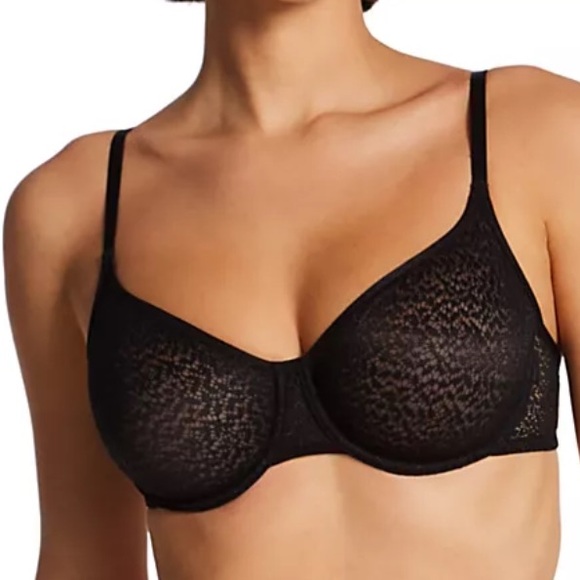 Dkny Other - DKNY Modern Lace Unlined Underwire Bra Black Size 38DD